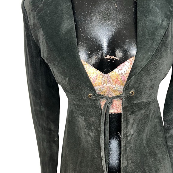 Vintage Blue asphalt leather jacket - Picture 13 of 16